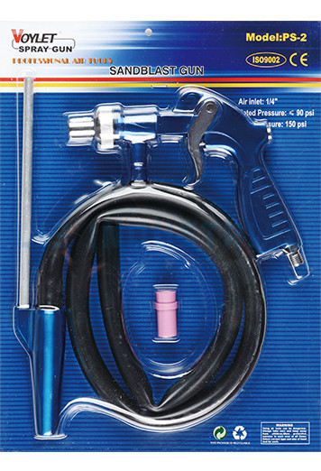 PS3 Sandblaster Feed Blast Gun Air Siphon Sand Blasting Gun-تفنگ سندبلاست / تفنگ فوم
